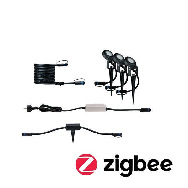Paulmann Plug & Shine Smart Outdoor-Bundle Sting Zigbee 3.000K #5028
