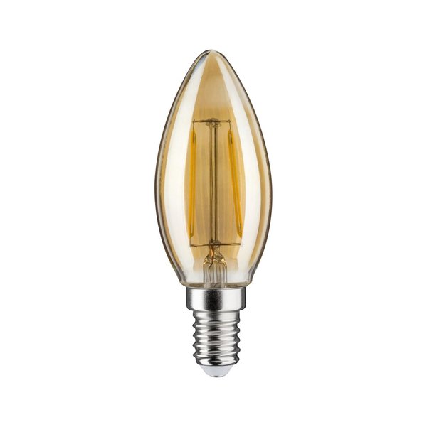 Paulmann Vintage Edition LED Kerze klares Glas  E14 230V 260lm 2,6W 2500K  Gold #28704