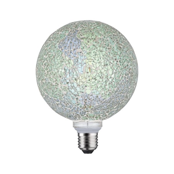 Paulmann Miracle Mosaic Edition LED Globe   E27 230V 470lm 5W 2700K dimmbar Weiß #28745
