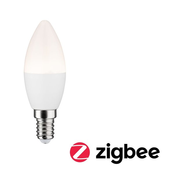 Paulmann LED Kerze Smart Home Zigbee   E14 230V 400lm 5W 2700K dimmbar Matt #50125