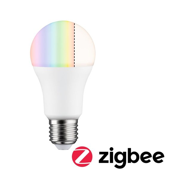 Paulmann LED Birne Smart Home Zigbee   E27 230V 806lm 9,3W RGBW+ dimmbar Matt #50124