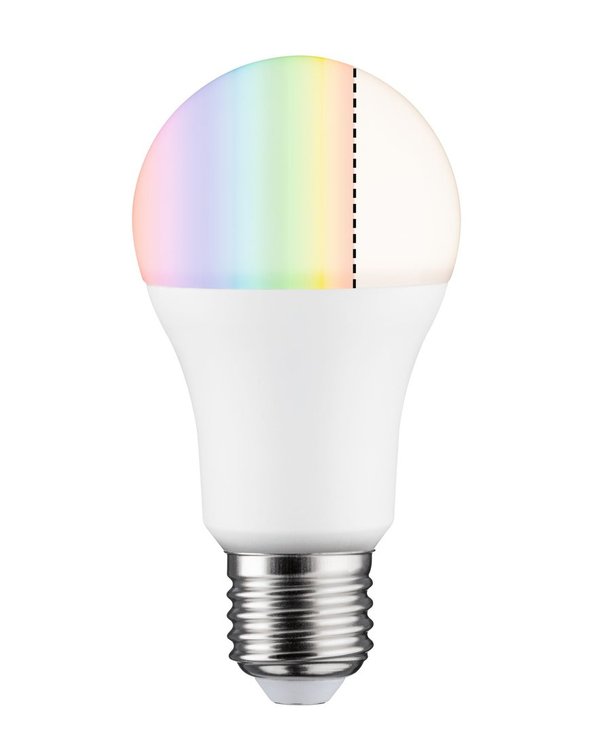 Paulmann LED Birne Smart Home Zigbee   E27 230V 806lm 9,3W RGBW+ dimmbar Matt #50124