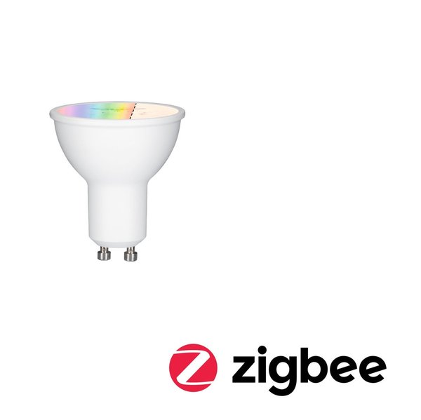 Paulmann LED Reflektor Smart Home Zigbee   GU10 230V 350lm 5,5W RGBW+ dimmbar Matt #50130