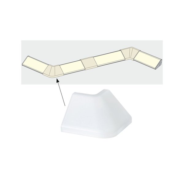 Paulmann LED Strip Profil Delta Verbinder Outside Corner 2er Pack Satin #70265
