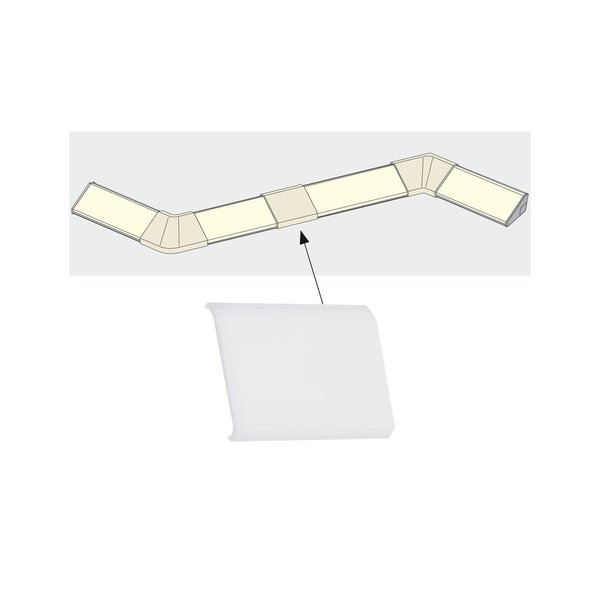 Paulmann LED Strip Profil Delta Verbinder Cover 4er Pack Satin #70263