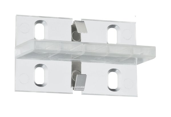 Paulmann LED Strip Profil Duo Montage-Set Fixture 4er Pack Transparent #70275