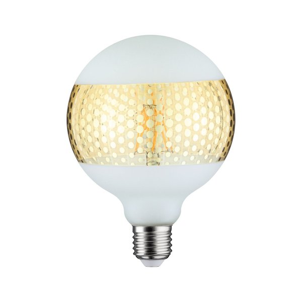 Paulmann Modern Classic Edition LED Globe Ringspiegel gepunktet E27 420lm 4,5W 2500K gold #28770
