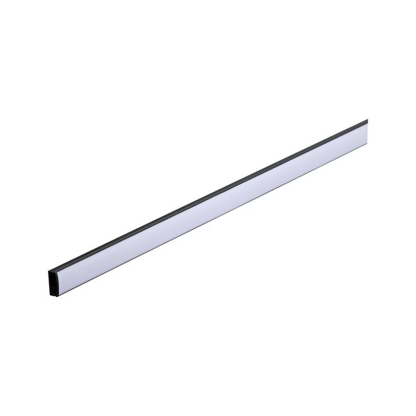 Paulmann LED Strip Profil Base Weißer Diffusor 1m Schwarz #78902
