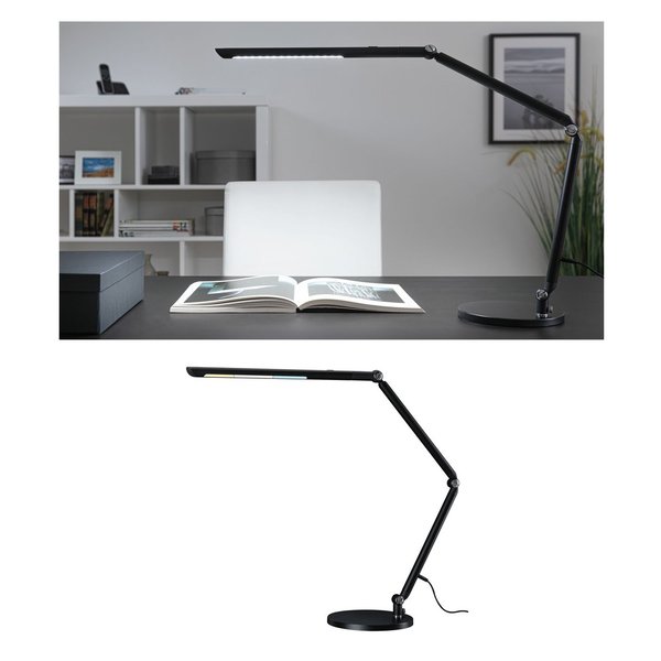 Paulmann LED Schreibtischleuchte 3-Step-Dim FlexBar  White Switch 700lm 9,5W Schwarz #78912