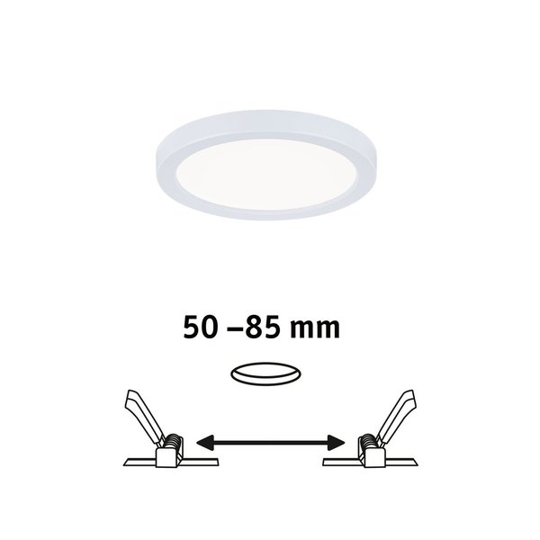 Paulmann VariFit LED Einbaupanel Areo IP44 rund 118mm 4000K Weiß  #93035