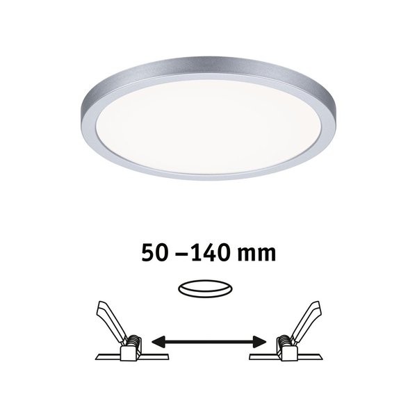 Paulmann VariFit LED Einbaupanel Areo IP44 rund 175mm 4000K Chrom matt  #93038